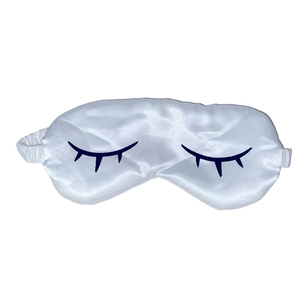 K.K. Sleepwear Eye Covers | 8” Face Mask. White.